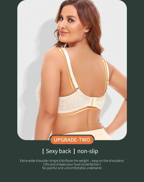 Plus Size Fashion Deep Cup Plus Size Bra Big Breast Of Women Sexy Bra