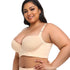 Plus Size Push Up Bras with Back Fat Coverage Seamless T-Shirt Bra 34B to 46D