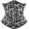 Plus Size Underbust Retro Skull Steampunk Corsets for Women