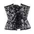 Plus Size Underbust Retro Skull Steampunk Corsets for Women