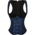 Renaissance Brocade Flower Cupless Waist Trainer Underbust Corset