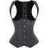 Renaissance Brocade Flower Cupless Waist Trainer Underbust Corset