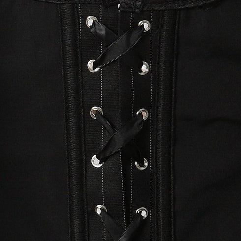 Renaissance Brocade Flower Cupless Waist Trainer Underbust Corset