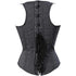 Renaissance Brocade Flower Cupless Waist Trainer Underbust Corset