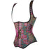Renaissance Brocade Flower Cupless Waist Trainer Underbust Corset