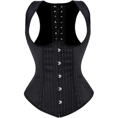 Renaissance Brocade Flower Cupless Waist Trainer Underbust Corset