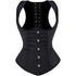 Renaissance Brocade Flower Cupless Waist Trainer Underbust Corset