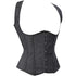 Renaissance Brocade Flower Cupless Waist Trainer Underbust Corset