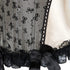 Satin Lace Trim Strapless Bustier Overbust Corset