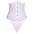 Seethrough Lace Mesh Bridal Wedding Underbust Corset