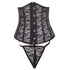 Seethrough Lace Mesh Bridal Wedding Underbust Corset