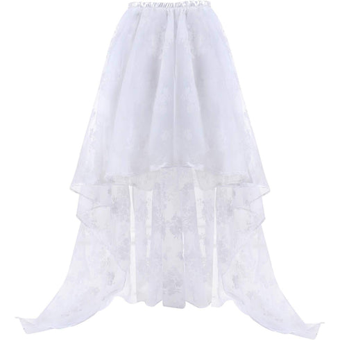 Steampunk Costume Skirt Midi Tulle Skirt
