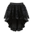 Steampunk Costumes Corset Dress Long Sleeve Lace with Skirt Set