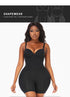 V Neck Bodysuit for Women Tummy Control Body Shaper Slimming Jumpsuit Built in Bra