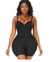 V Neck Bodysuit for Women Tummy Control Body Shaper Slimming Jumpsuit Built in Bra