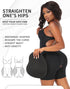V Neck Bodysuit for Women Tummy Control Body Shaper Slimming Jumpsuit Built in Bra