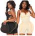 V Neck Bodysuit for Women Tummy Control Body Shaper Slimming Jumpsuit Built in Bra