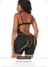 V Neck Bodysuit for Women Tummy Control Body Shaper Slimming Jumpsuit Built in Bra