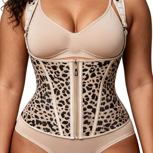 Waist Trainer for Women Tummy Control Body Shaper with Adjustable Shoulder Strap