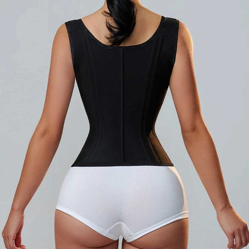 Waist Trainer for Women Tummy Control Body Shaper with Adjustable Shoulder Strap
