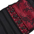 Women Corset Top with Lace Sleeve Bustier Waist Cincher Costume Tops
