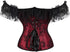 Women Corset Top with Lace Sleeve Bustier Waist Cincher Costume Tops