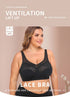 Women Deep Cup Bra Plus Size Fat Full Back Coverage Bra with Push Up Bras