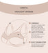 Women Deep Cup Bra Plus Size Fat Full Back Coverage Bra with Push Up Bras