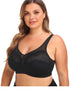 Women Deep Cup Bra Plus Size Fat Full Back Coverage Bra with Push Up Bras