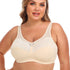 Women Deep Cup Bra Plus Size Fat Full Back Coverage Bra with Push Up Bras