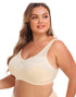 Women Deep Cup Bra Plus Size Fat Full Back Coverage Bra with Push Up Bras