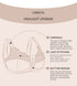 Women Full-Freedom Comfort Front Closure Bra Wireless with Hook and Eye