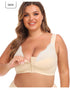 Women Full-Freedom Comfort Front Closure Bra Wireless with Hook and Eye