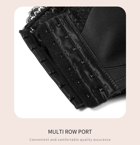 Women Full-Freedom Comfort Front Closure Bra Wireless with Hook and Eye