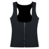 Women Sauna Sweat Waist Trainer Vest with Zipper