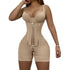 Women Shapewear Solid Color Zipper Girdle Butt Lifter Shaper Waist Trainer Bodysuit