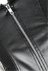 Women Steampunk Faux Leather Bustier Sexy Corset Dress