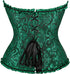 Women's Corset Bustier Top Sexy Lingerie Sets Black Red Overbust