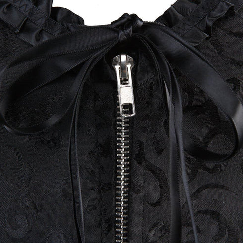 Women's Corset Bustier Top Sexy Lingerie Sets Black Red Overbust