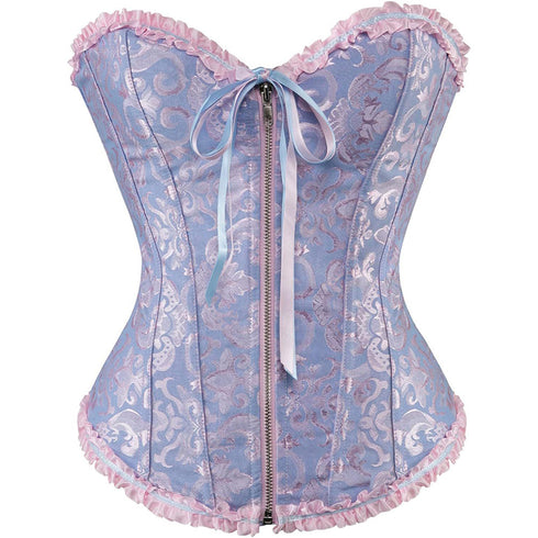 Women's Corset Bustier Top Sexy Lingerie Sets Black Red Overbust