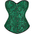 Women's Corset Top Bustier Waist Cincher Jacquard Costume Tops