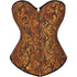 Women's Corset Top Bustier Waist Cincher Jacquard Costume Tops