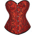 Women's Corset Top Bustier Waist Cincher Jacquard Costume Tops