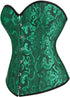Women's Corset Top Bustier Waist Cincher Jacquard Costume Tops