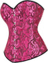 Women's Corset Top Bustier Waist Cincher Jacquard Costume Tops