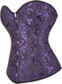 Women's Corset Top Bustier Waist Cincher Jacquard Costume Tops