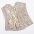 Women's Corset Top Bustier Waist Cincher Jacquard Costume Tops