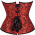 Women's Corset Top Bustier Waist Cincher Jacquard Costume Tops