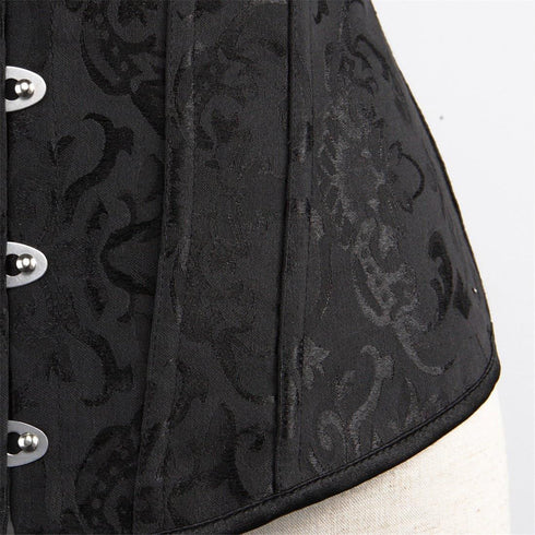 Women's Corset Top Bustier Waist Cincher Jacquard Costume Tops