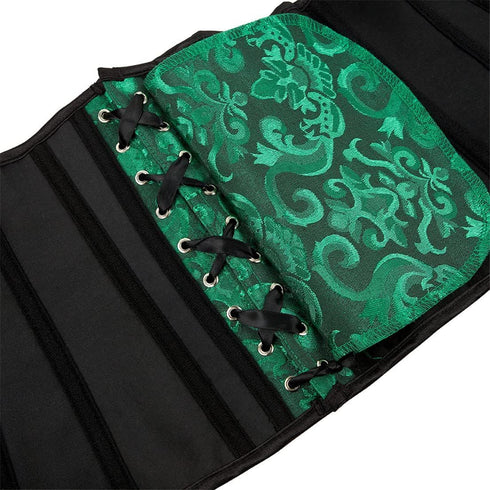 Women's Corset Top Bustier Waist Cincher Jacquard Costume Tops
